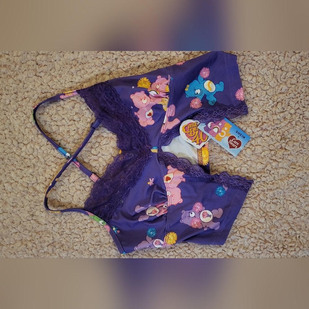 CareBears 40th Anniversary Crop Top NWT